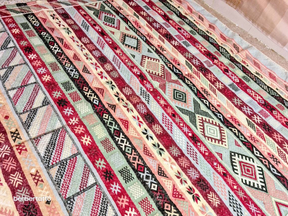 Bay experience Moroccan Rug Beni Oren Antique Moroccan 7×5 ft Rugs Handwoven Rug Bohemian Rugs Home Gifts Home Decor boho summer decor