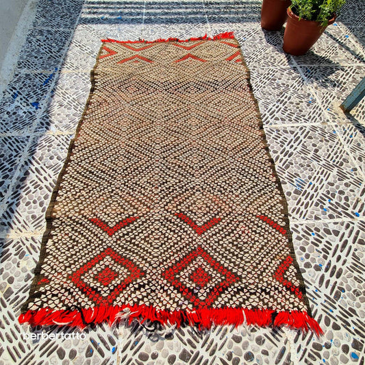 old colored, Moroccan rug, antique rug, unique Vintage Kilim, Wool Kilim, Area Kilim, Salon Kilim, Rugs, Rare home decor, The Berber House